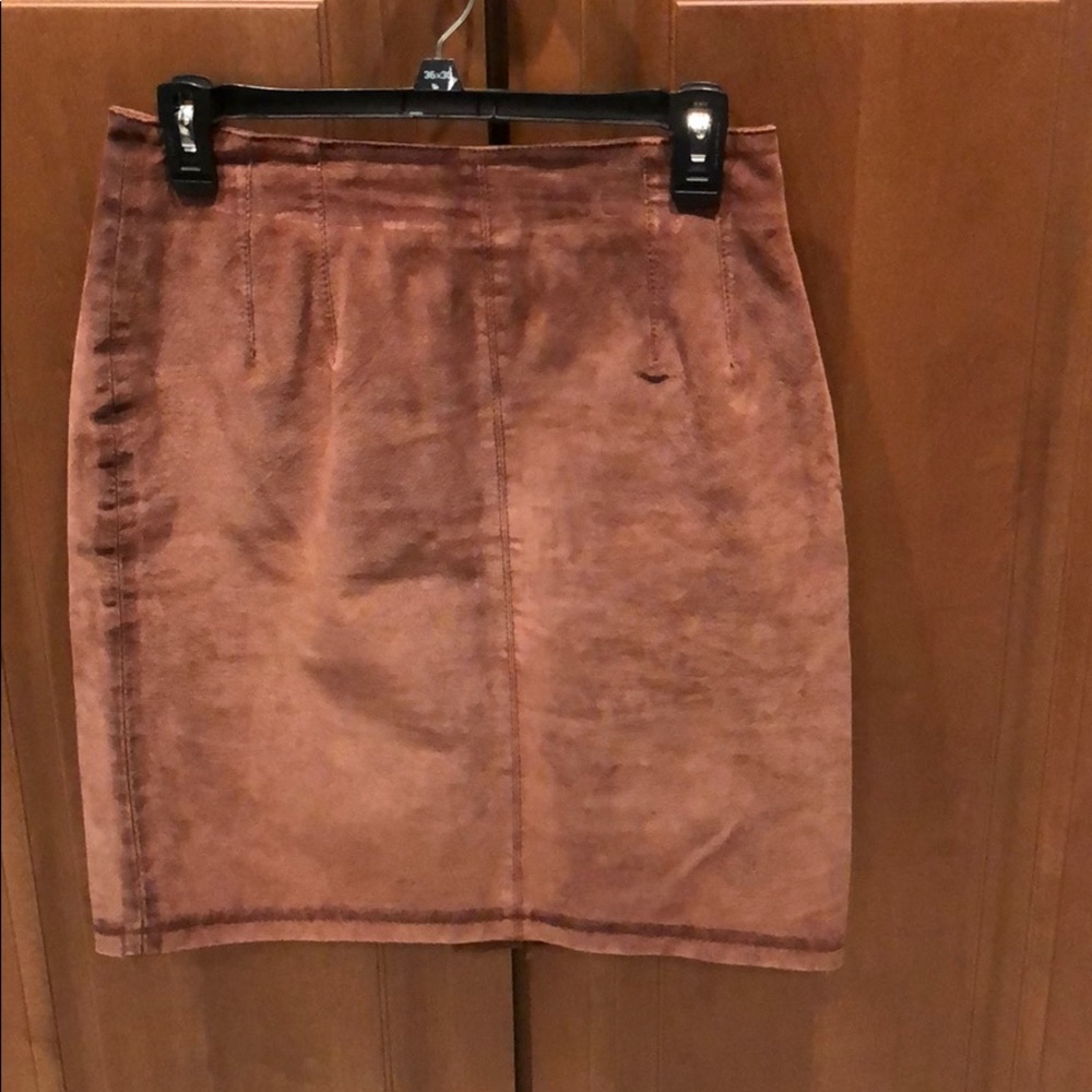 women’s REAL SUEDE skirt
